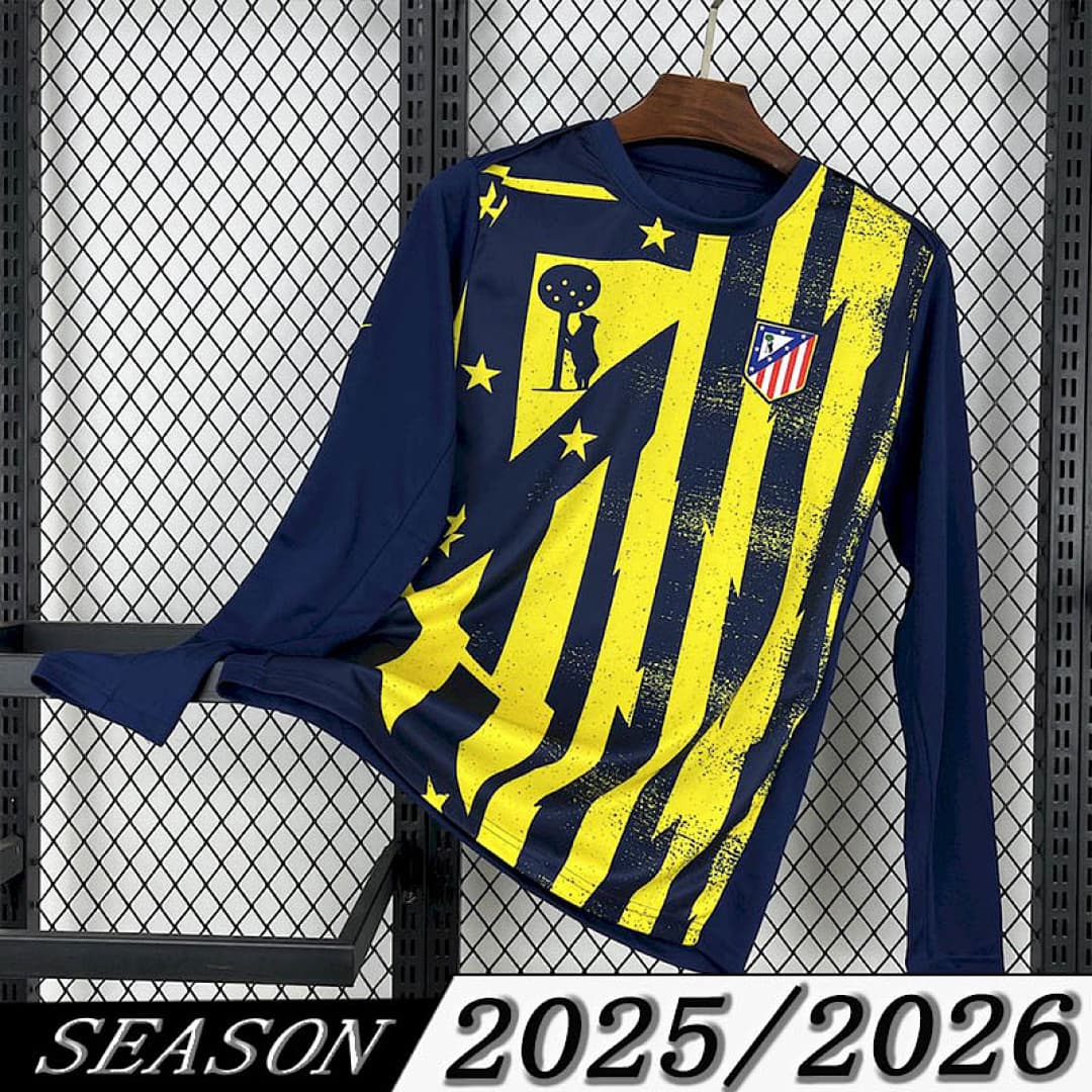 Camisa Atlético de Madrid Manga Longa Home 2025/26