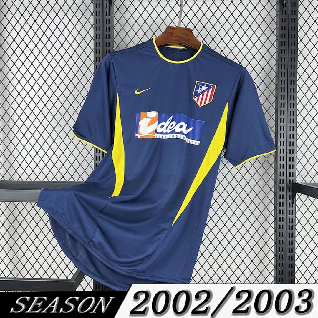 Camisa Retrô Atlético de Madrid 2002/03 Away