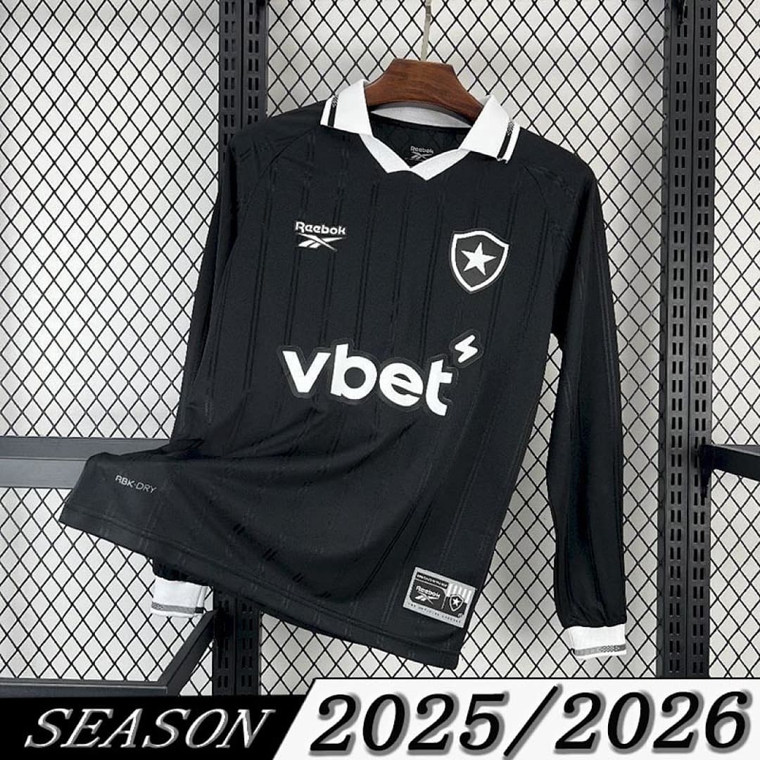 Camisa Botafogo Manga Longa Away 2025/26