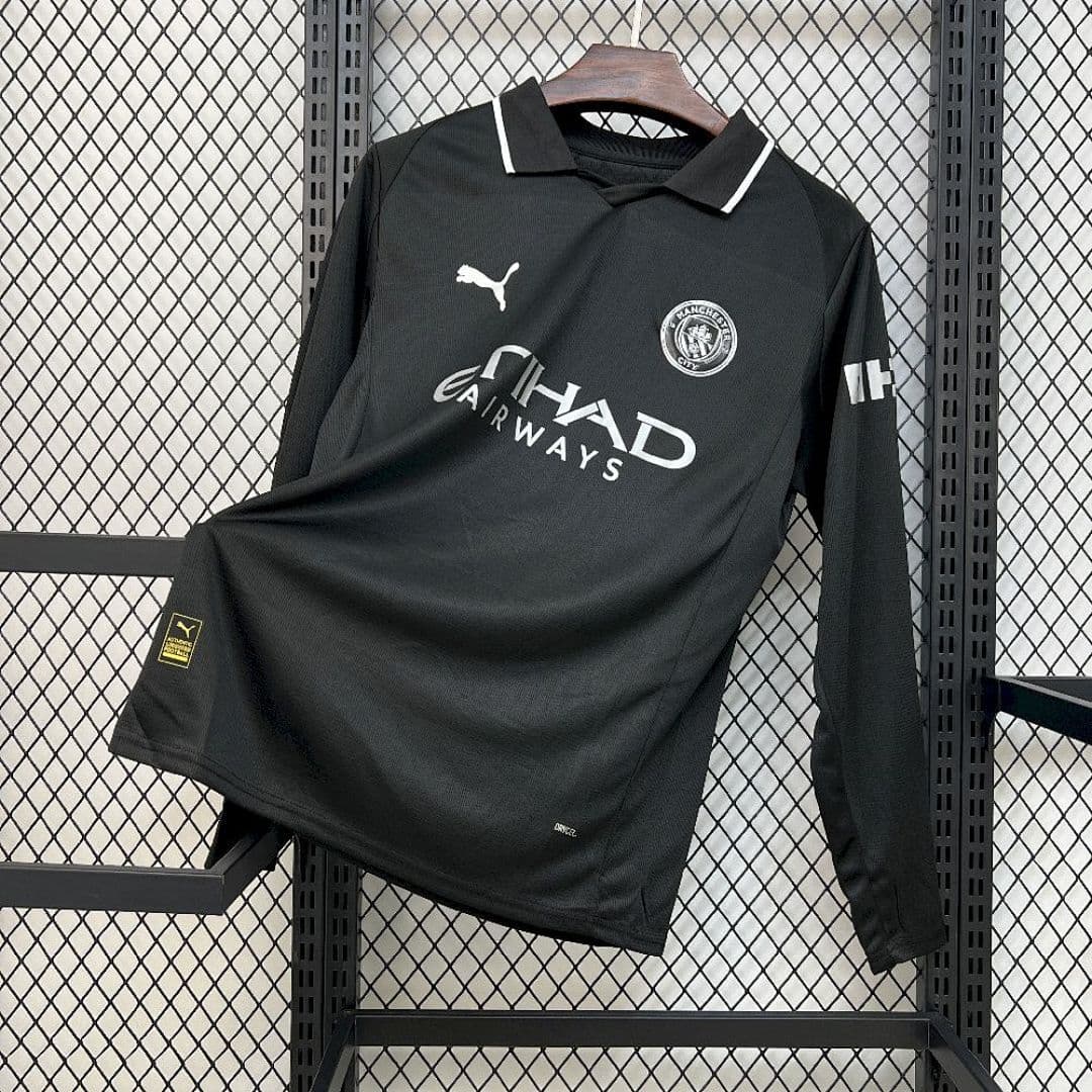 Camisa Manchester City Manga Longa Away 2025/26