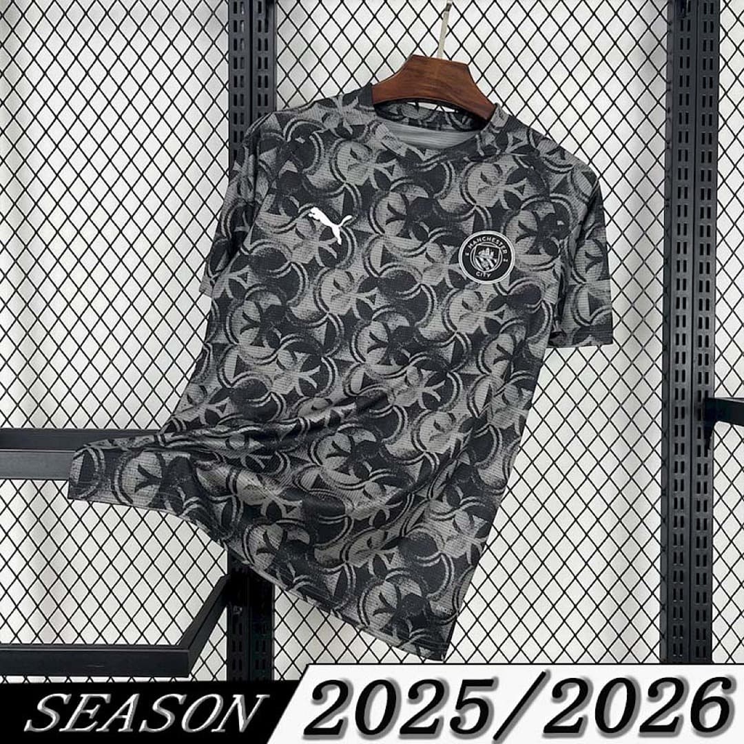 Camisa Manchester City Pré-Jogo 2025/26