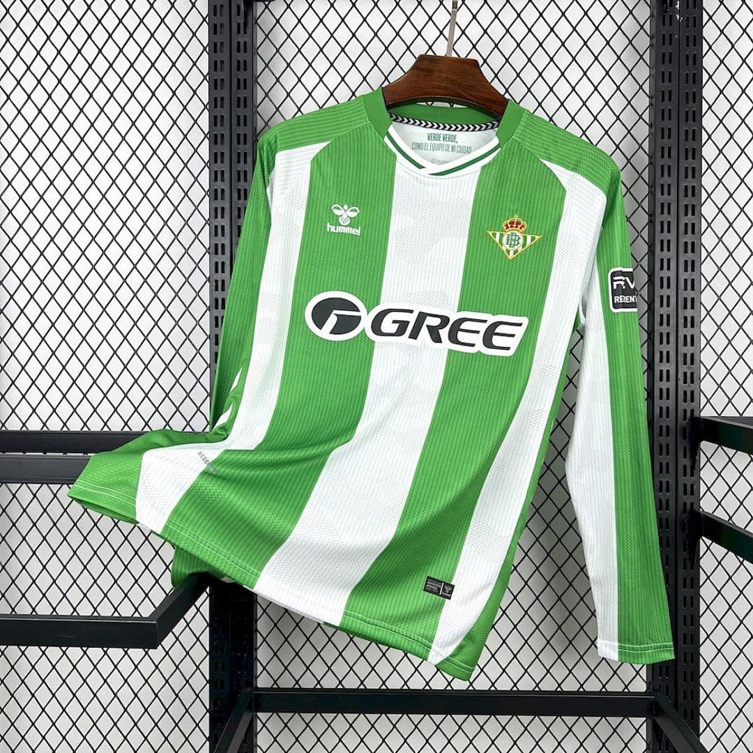 Camisa Real Betis Manga Longa Home 2025/26