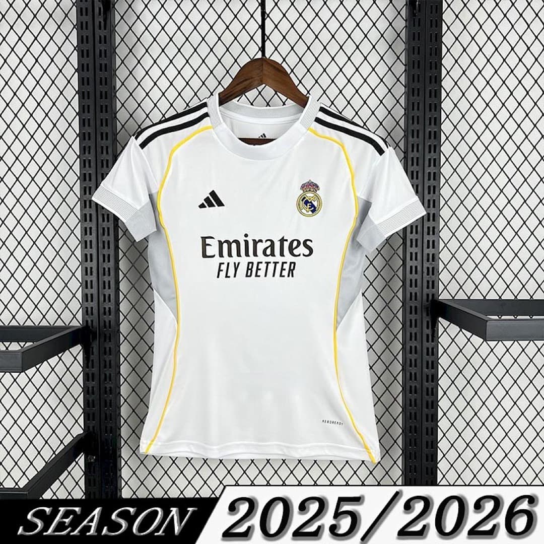 Camisa Real Madrid Feminina Home 2025/26