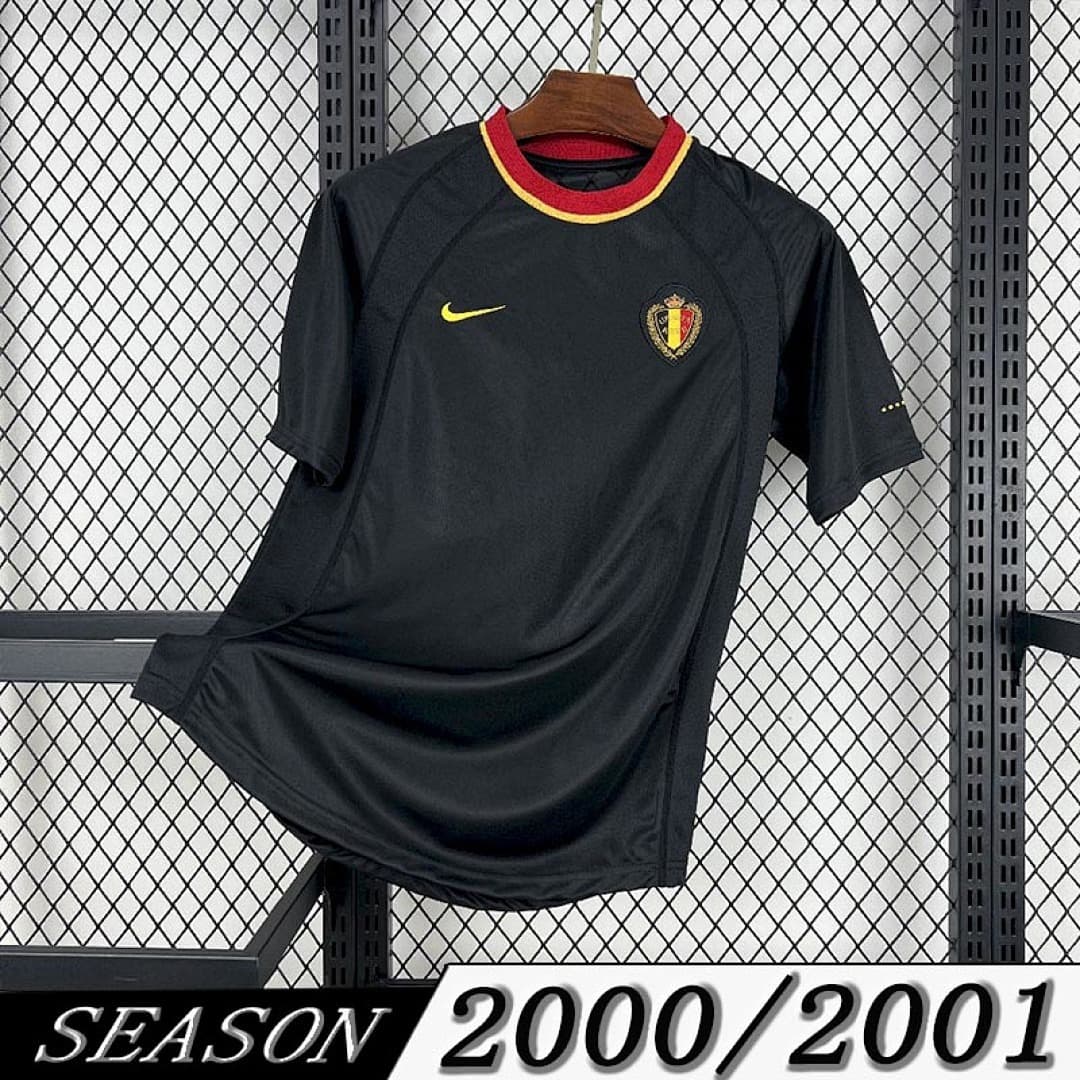 Camisa Retrô Seleção Bélgica 2000 Away