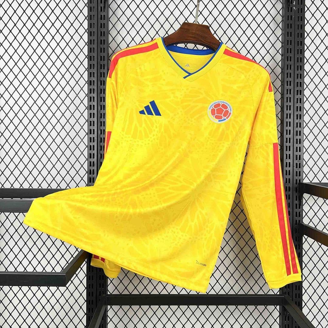Camisa Seleção Colômbia Manga Longa Home 2025/26