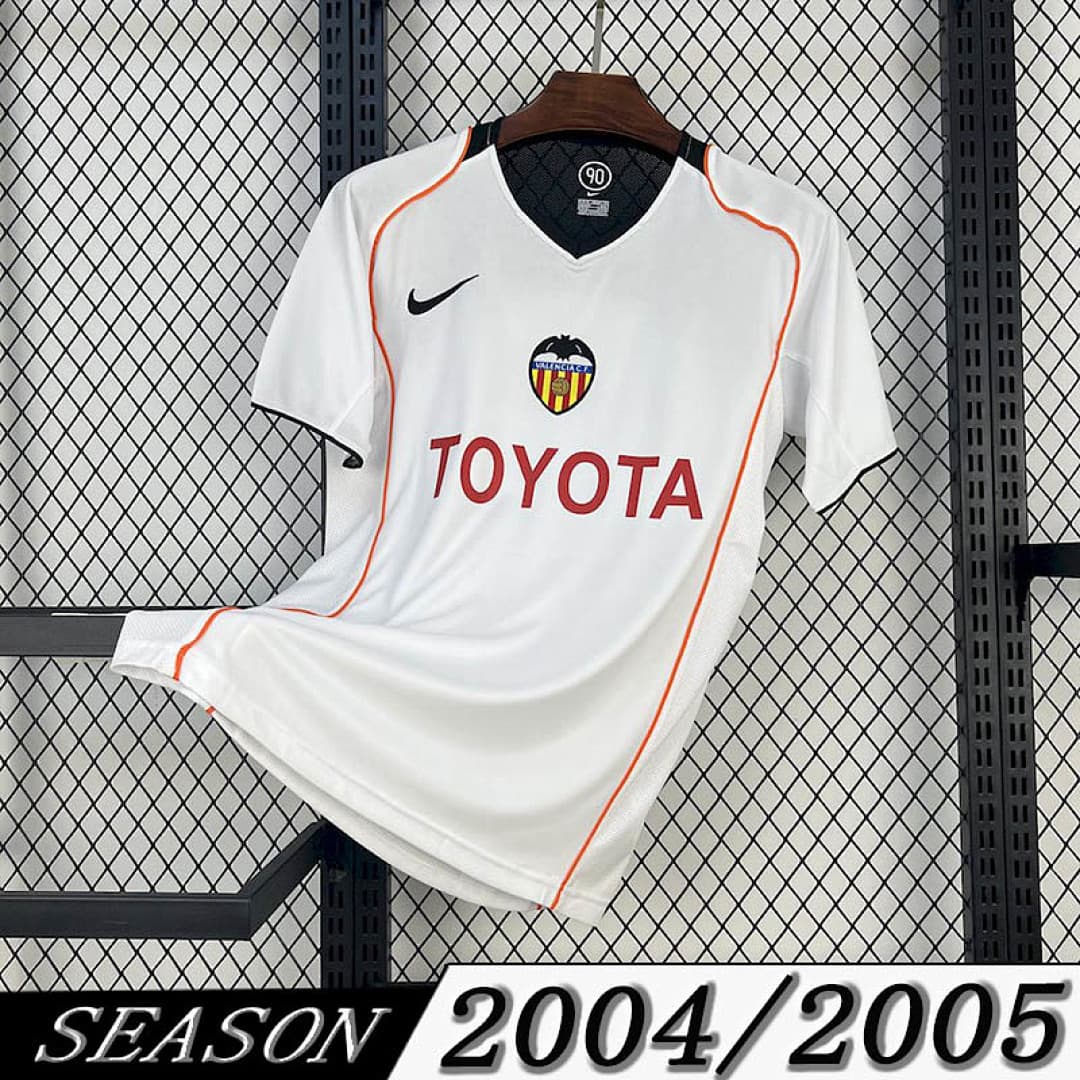 Camisa Retrô Valencia CF 2004/05